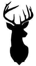 image of silhouette of whitetail deer